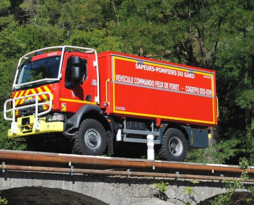 projet entreprise Sapeurs-pompiers véhicule commando feux de forêt