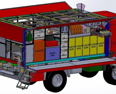 projet entreprise Sapeurs-pompiers véhicule commando feux de forêt